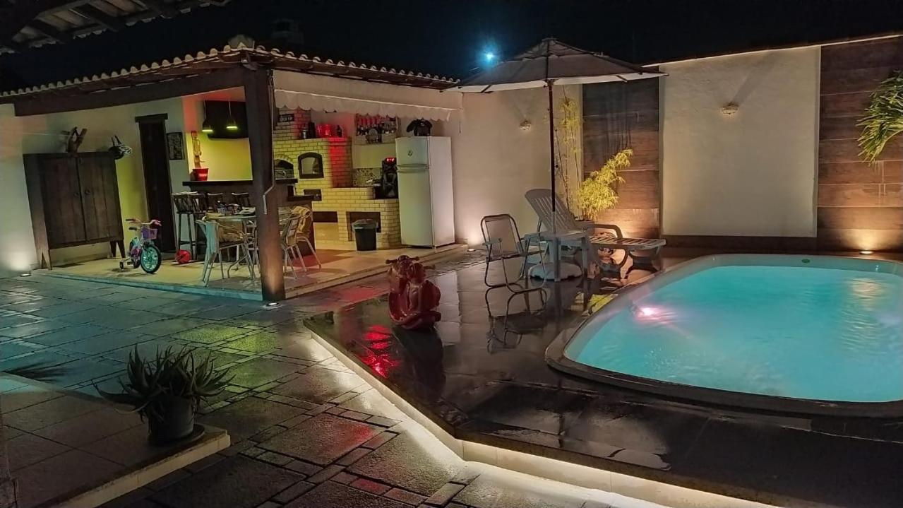 Casa Com Piscina, Churrasqueira E Ar Condicionado Em Condominio Cabo Frio Exterior foto